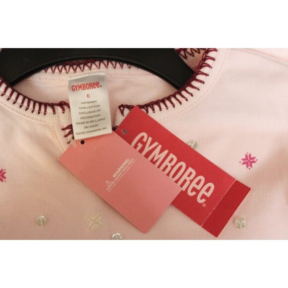 2006 Gymboree Park City Luxe Pink Chilly Mountain Shirt sz 6 NWT Embroidery Cute - Picture 5 of 6